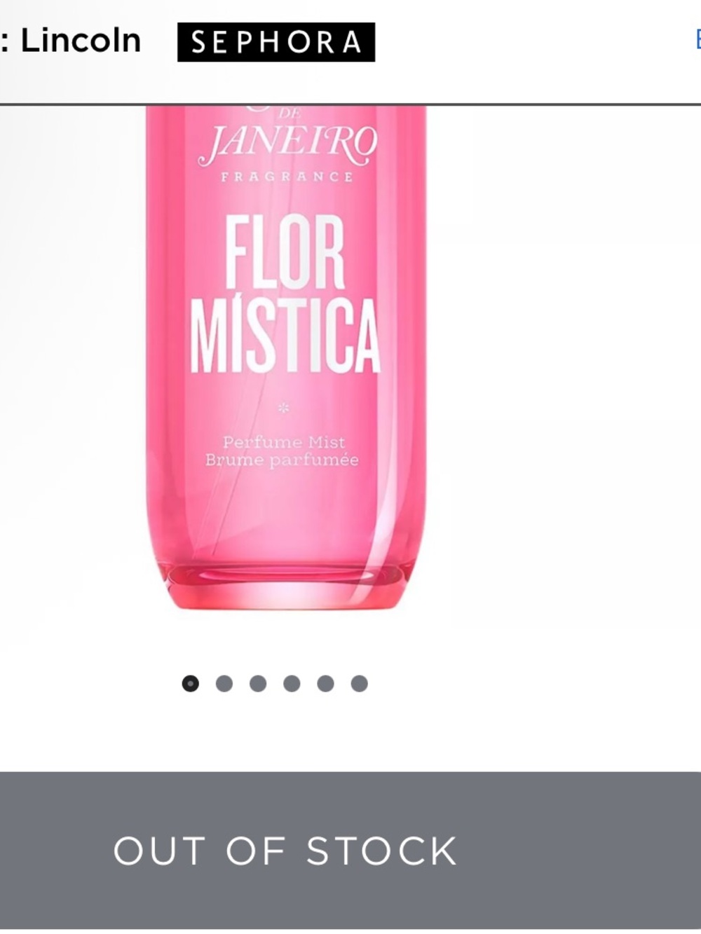 Sol de Janeiro Flor Mística Perfume Mist in Bright Pink - Picture 3 of 3